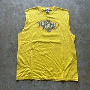 Harley-Davidson Mustard Graphic Tee
